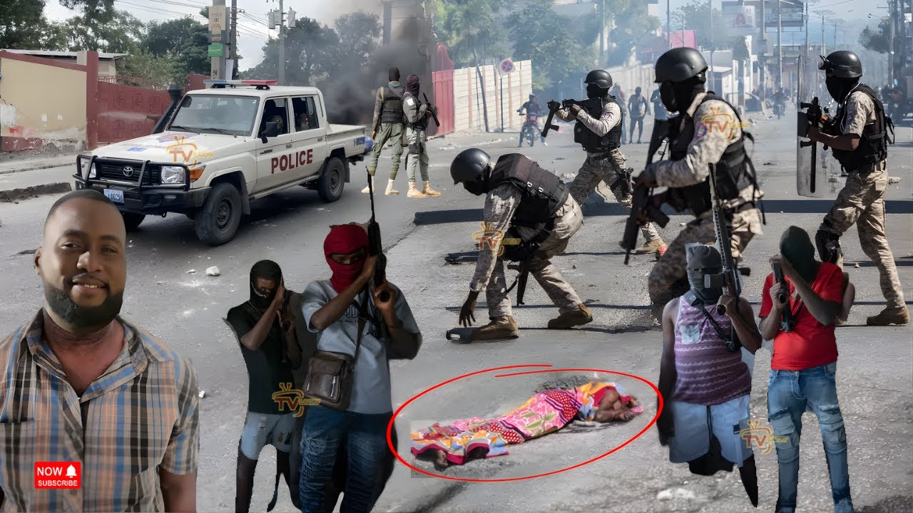 10 JAN- Gwo Lwa pare vanje bandi lapolis touye, M&egrave;sen&egrave; fizye 2 polisye | B&egrave;l&egrave; ak Lasalin santi ak M&Ograve;