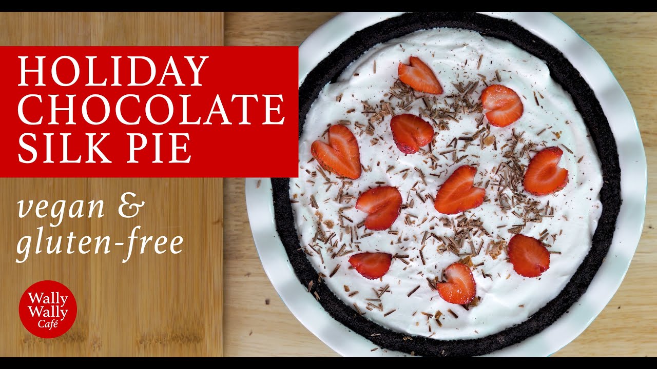 French Chocolate Silk Pie | Easy No-Bake Recipe | Gluten-Free & Vegan | Relaxing Video