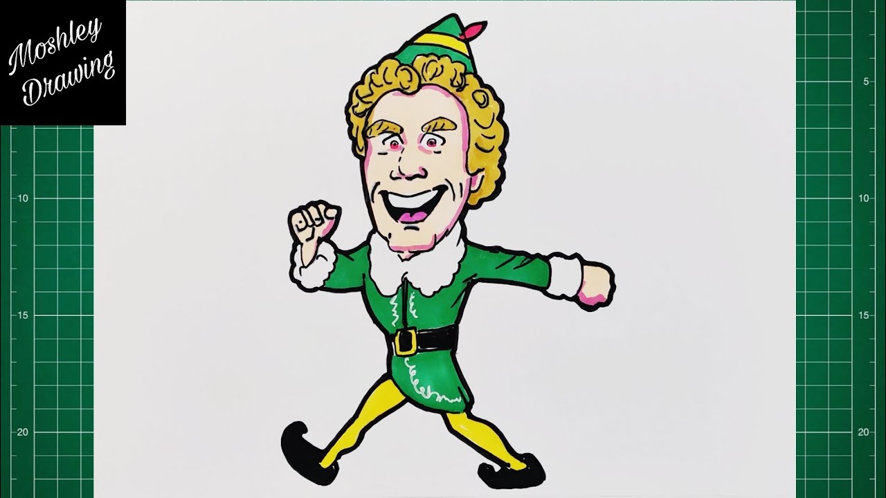 How to Draw Buddy The Elf