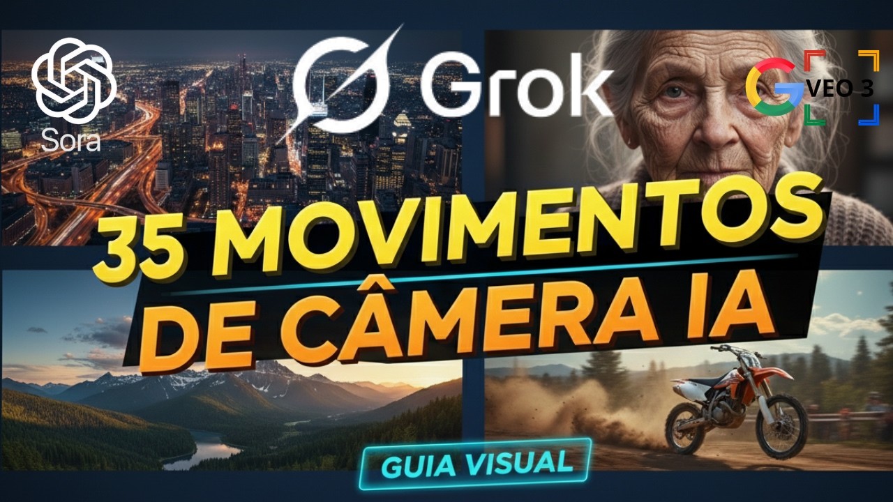 Pare de Errar o Movimento de Câmera na IA | 35 Comandos Essenciais no Grok