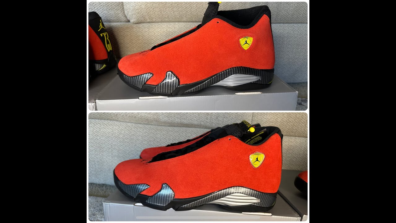 Jordan 14 Ferrari Real from GOAT vs Replica Ultimate Legit Checking Guide