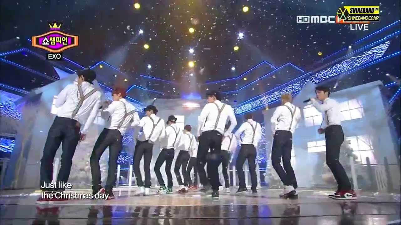 [FULL] 131218 EXO - Miracles in December + Christmas Day @ MBC Show Champion