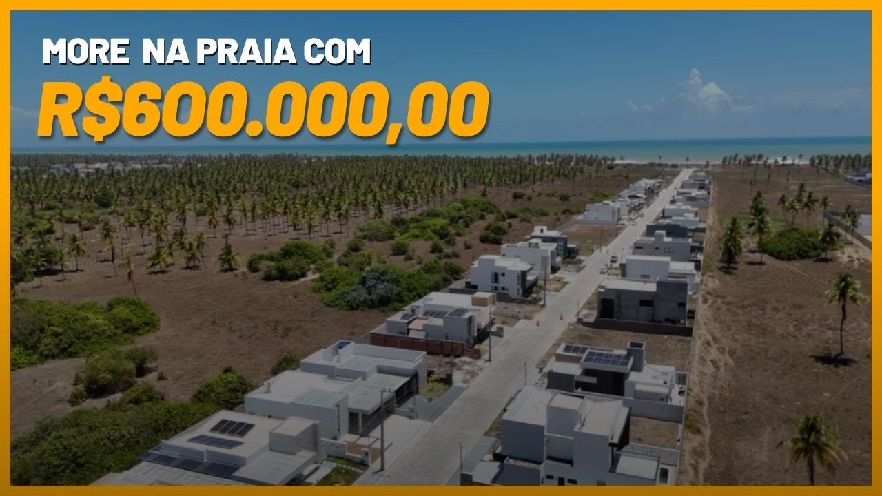 Casa Próxima da Praia | 3/4, Área Gourmet e Vista para Reserva | Sol e Praia Residencial  R$ 600 mil