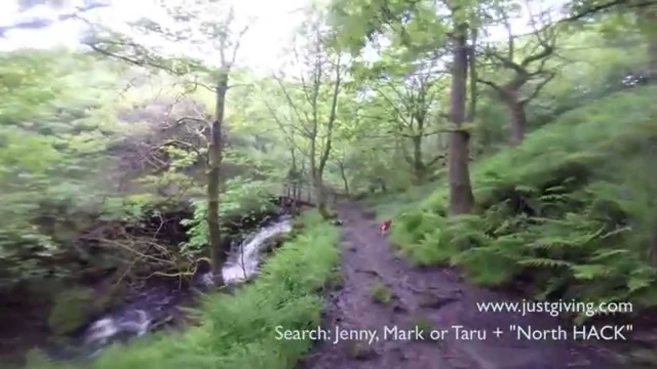 Kirklees Way Training Walk for NSPCC HACK 2014