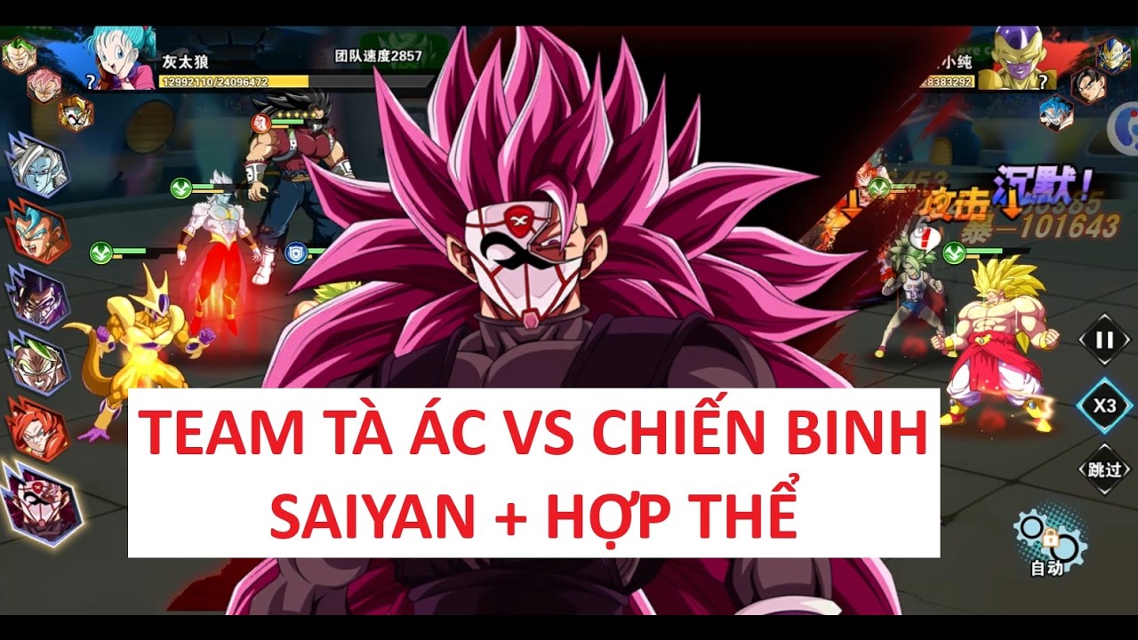 COMBO THỨC TỈNH TRUNG #29: TEAM TÀ VS CB SAIYAN HỢP THỂ