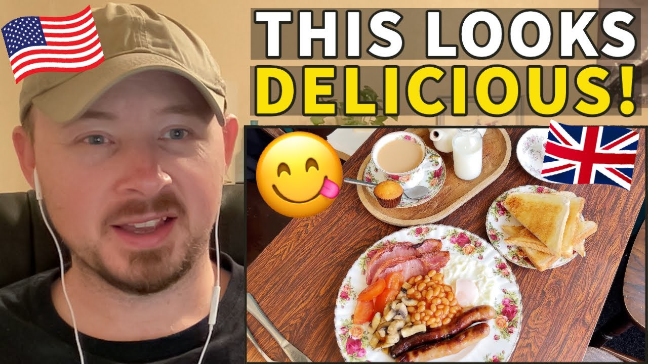American Reacts to Britain's Best Full English Breakfast