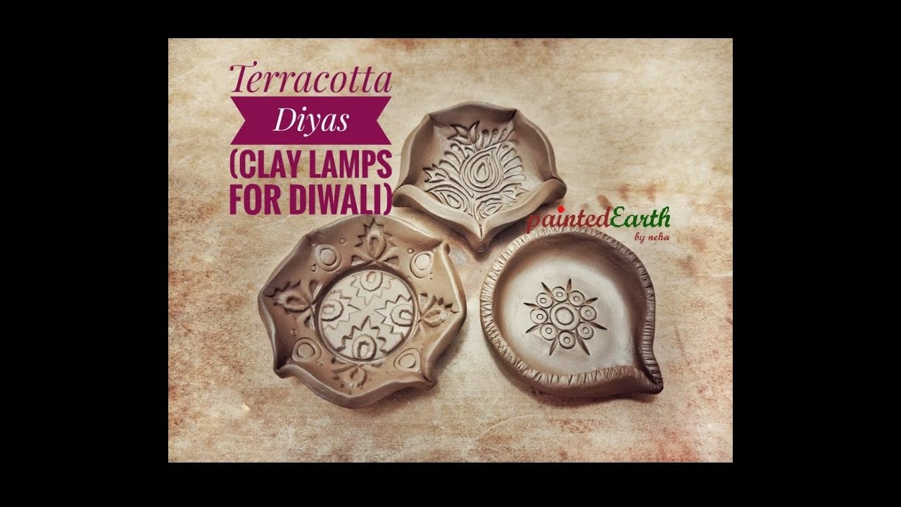 How to make traditional diyas at home | Indian traditional clay-oil lamps #terracottadiyas #diwali
