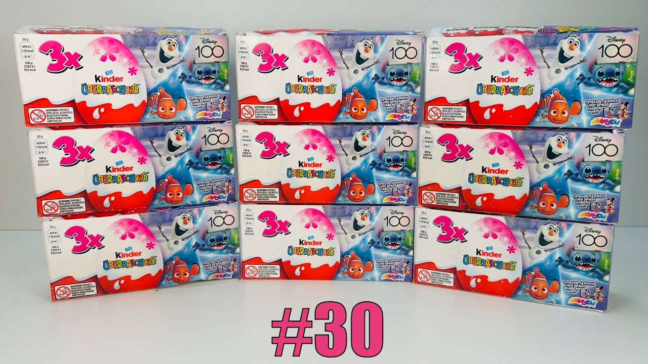 OLD Kinder Surprise Unboxing #30 Распаковка Старых Киндер Сюрпризов.Выпуск 30.Alte Ü-Ei Unboxing 30