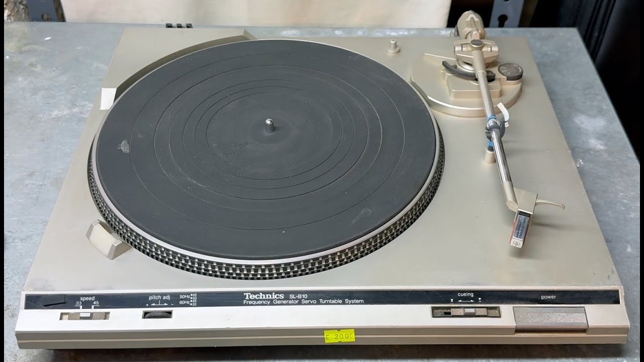 Как заглушить звук двигателя на проигрывателе Technics SL-B10
