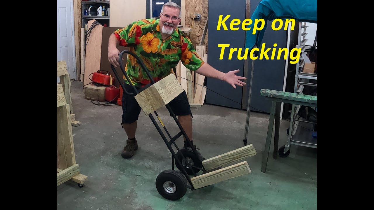 Building my outboard motor hand truck OUTBOARDS are Heavy - Johnson - Evinrude - Mercury moves all