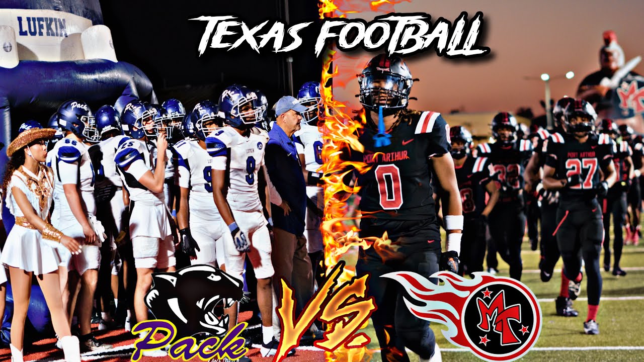 PORT ARTHUR MEMORIAL VS #7 LUFKIN  5A DISTRICT MATCH-UP TEXAS HIGH SCHOOL FOOTBALL