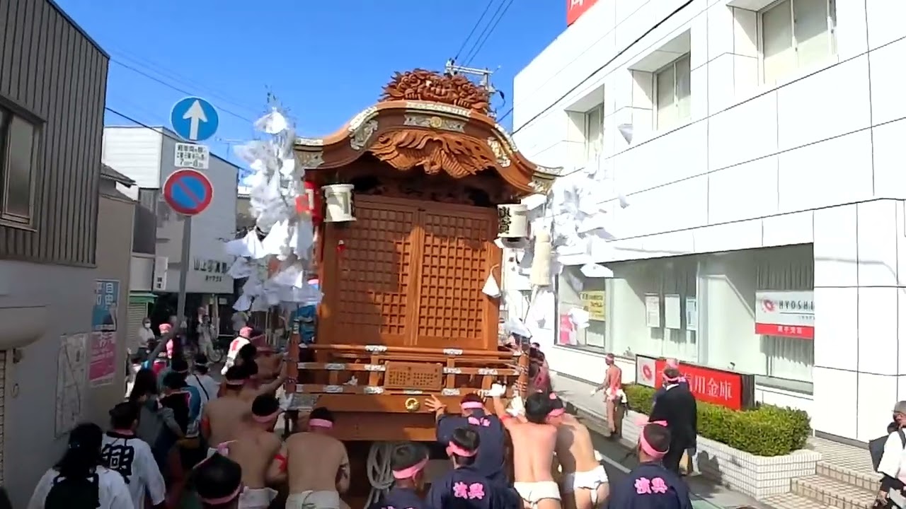 興濱壇尻2022年魚吹八幡神社宵宮
