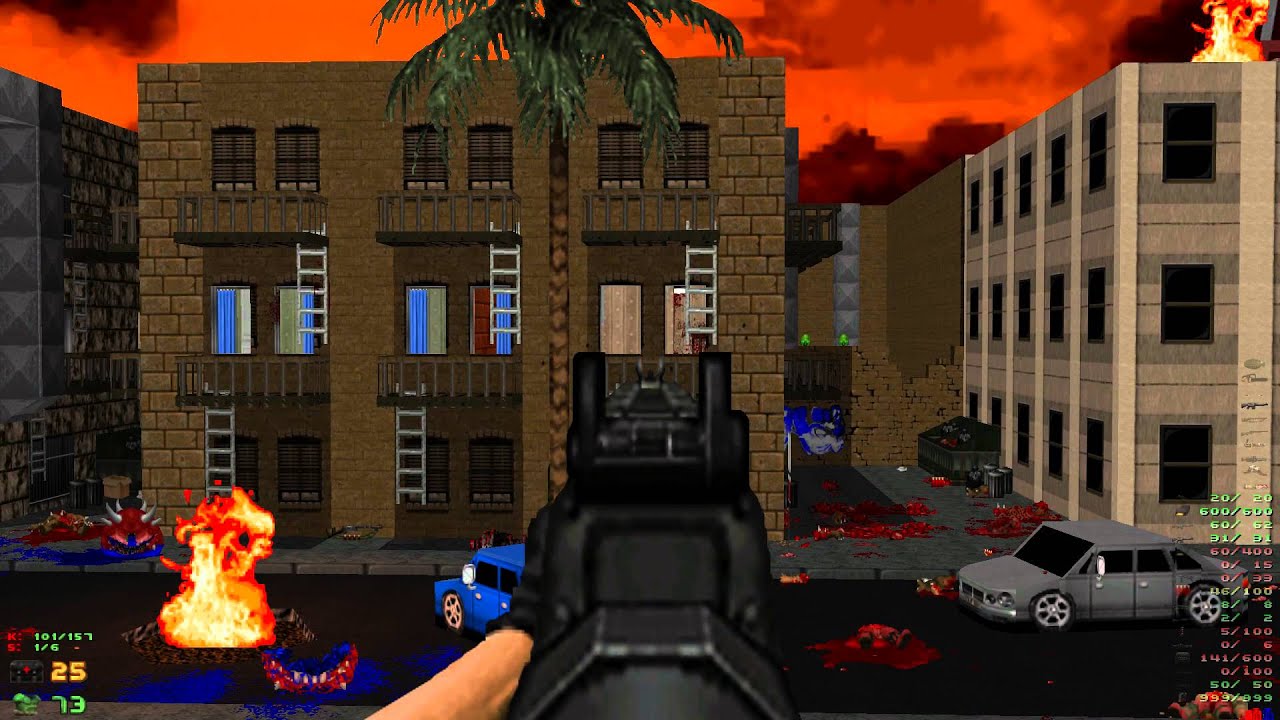 Brutal Doom v20b Hell on Earth Starter Pack - MAP14 Warzone - 1080p 60fps
