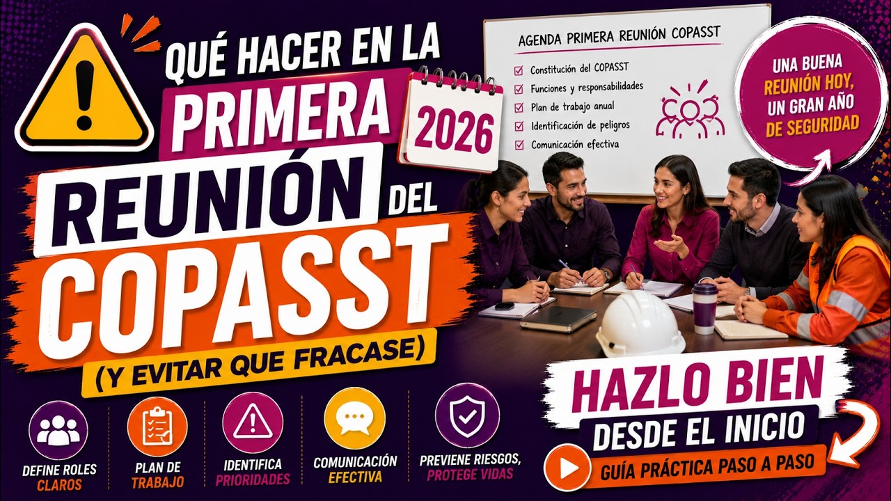 Qué hacer en la PRIMERA REUNIÓN de COPASST