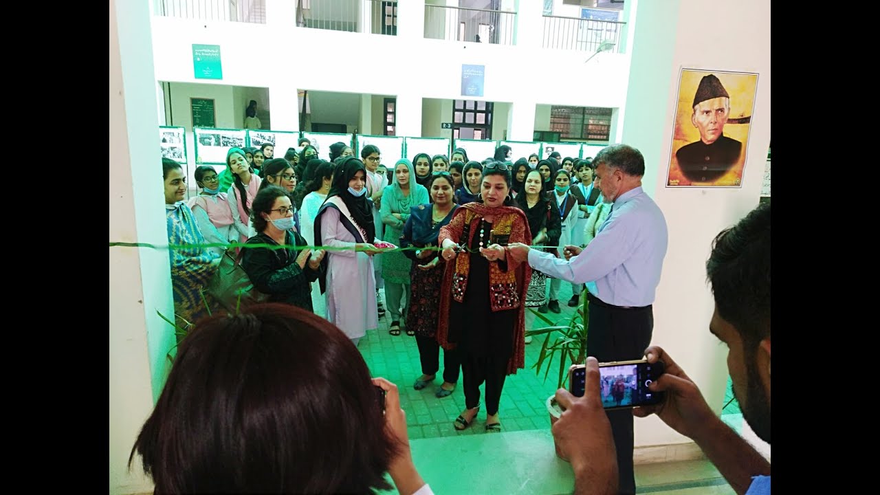 Pakistan Movement Pictorial Gallery Exhibition in Govt College For Women Kahna No, Lahore