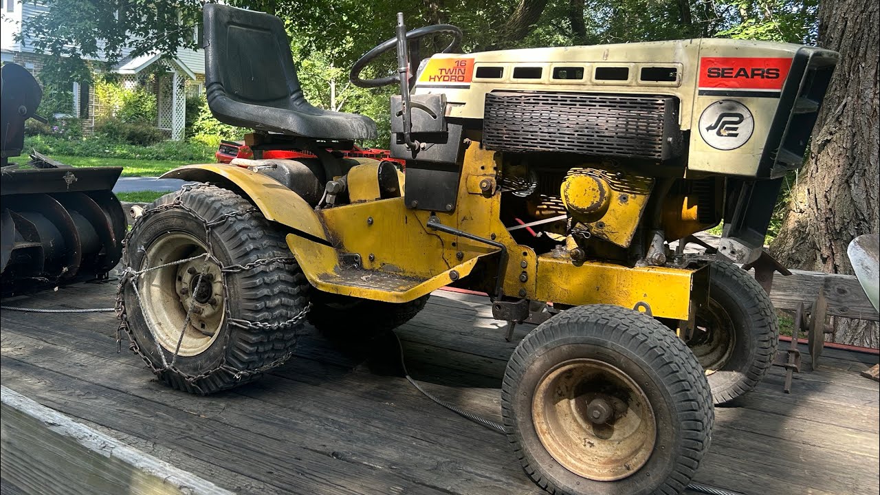 The Unicorn Of All Sears Suburban Garden Tractors: 1977 Sears 16 Twin Hydro 
