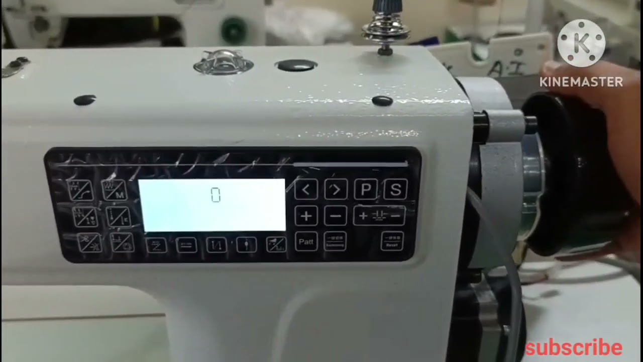 How to set needle position by parameter Zoje A7100