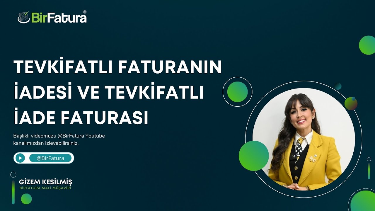 Tevkifatlı Faturanın İadesi ve Tevkifatlı İade Faturası