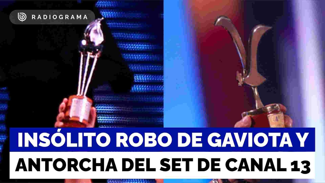 Roban gaviota y antorcha desde set de Canal 13 instalado en Club Árabe de Viña del Mar