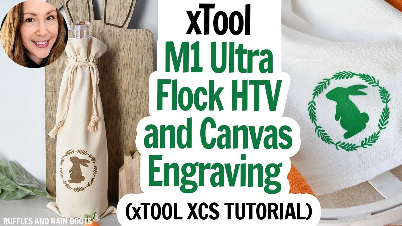xTool M1 Ultra / Пасхальные лазерные поделки / Гравировка на холсте / Термоперенос на виниле / Ре...