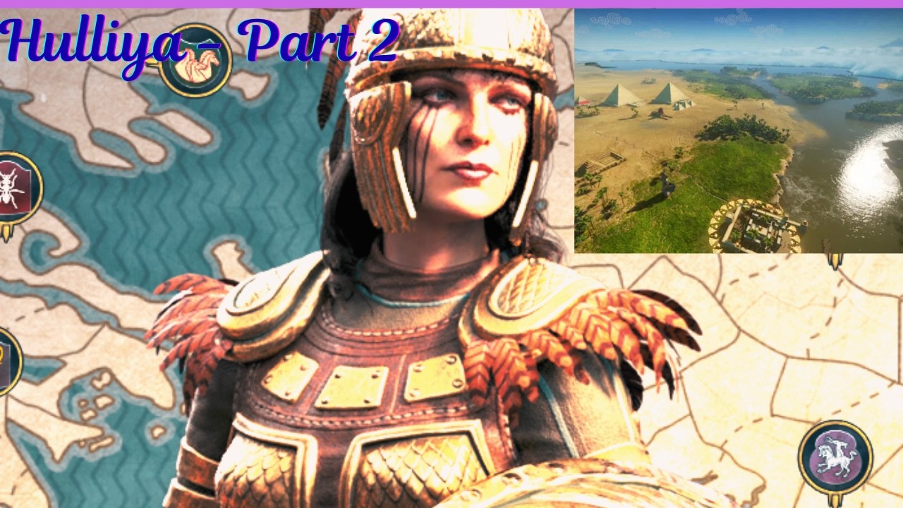 Total War:Pharaoh Dynasties - Outnumbered and fighting all fronts (Short Campaign - NO COMMENTARY)