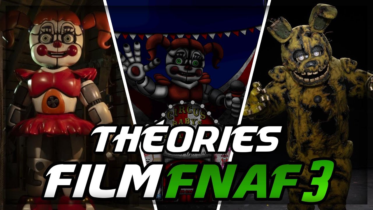 Mes THÉORIES pour le FILM FNAF 3 !
