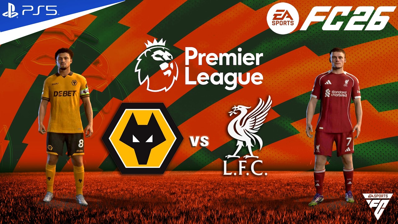 FC 26 - Wolves vs Liverpool - Premier League 25/26 Match - Authentic Gameplay | PS5™ 4K