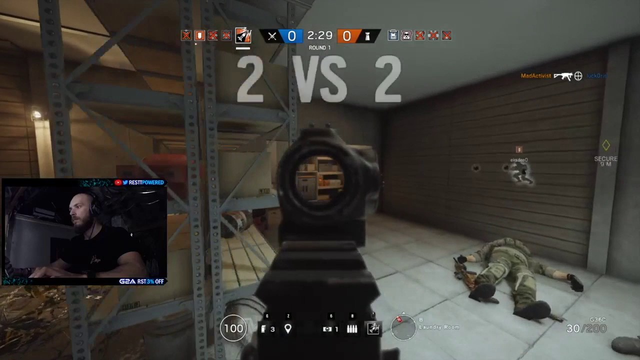 Restt hrá po prvý raz Rainbow Six Siege 1/2 (w Grinder&Lukáš)