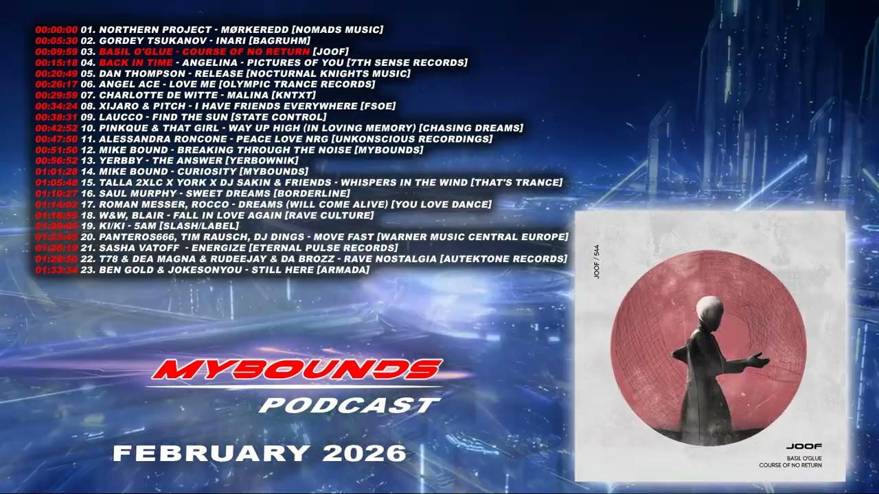 Mike Bound - MYBOUNDS Podcast (February 2026)  #trance #dance #upliftingtrance #electronicmusic