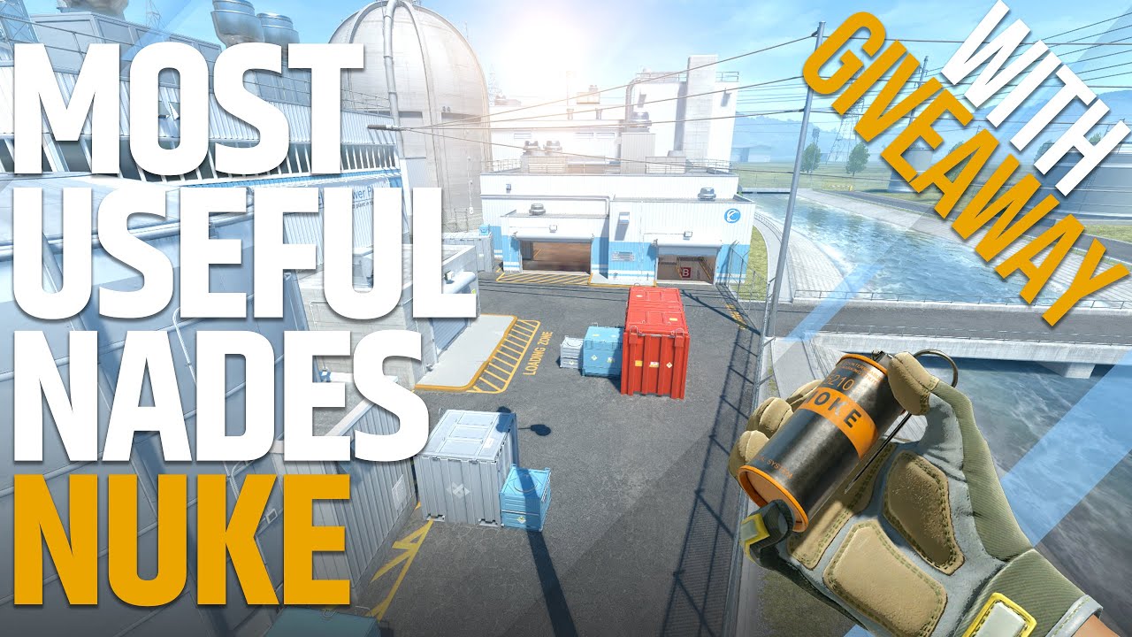 Most USEFUL Nades on Nuke | GIVEAWAY | CS2 | Nade guide