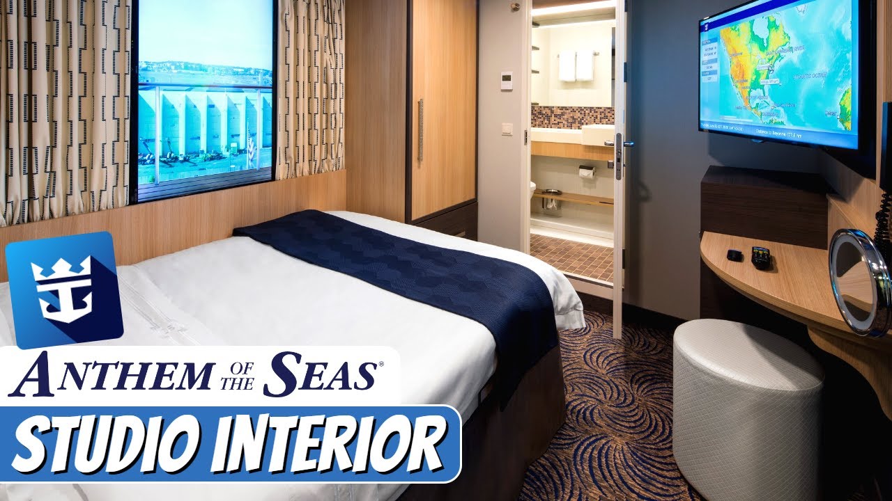 Anthem of the Seas | Studio Interior Stateroom Tour & Review 4K | Royal Caribbean