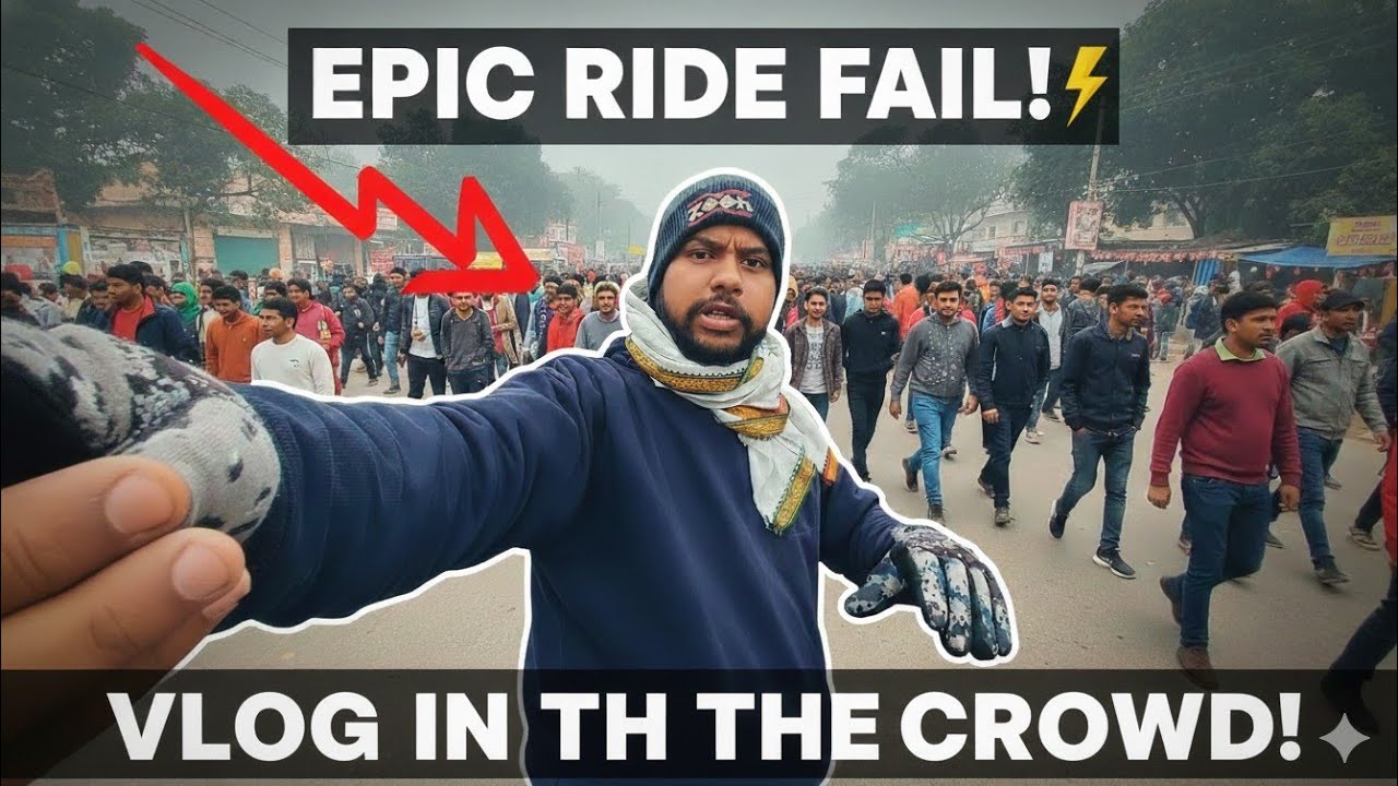 पब्लिक place में vlog बनाया 😲 |  Vlogging in public Place  | A For Ajay Vlogs 