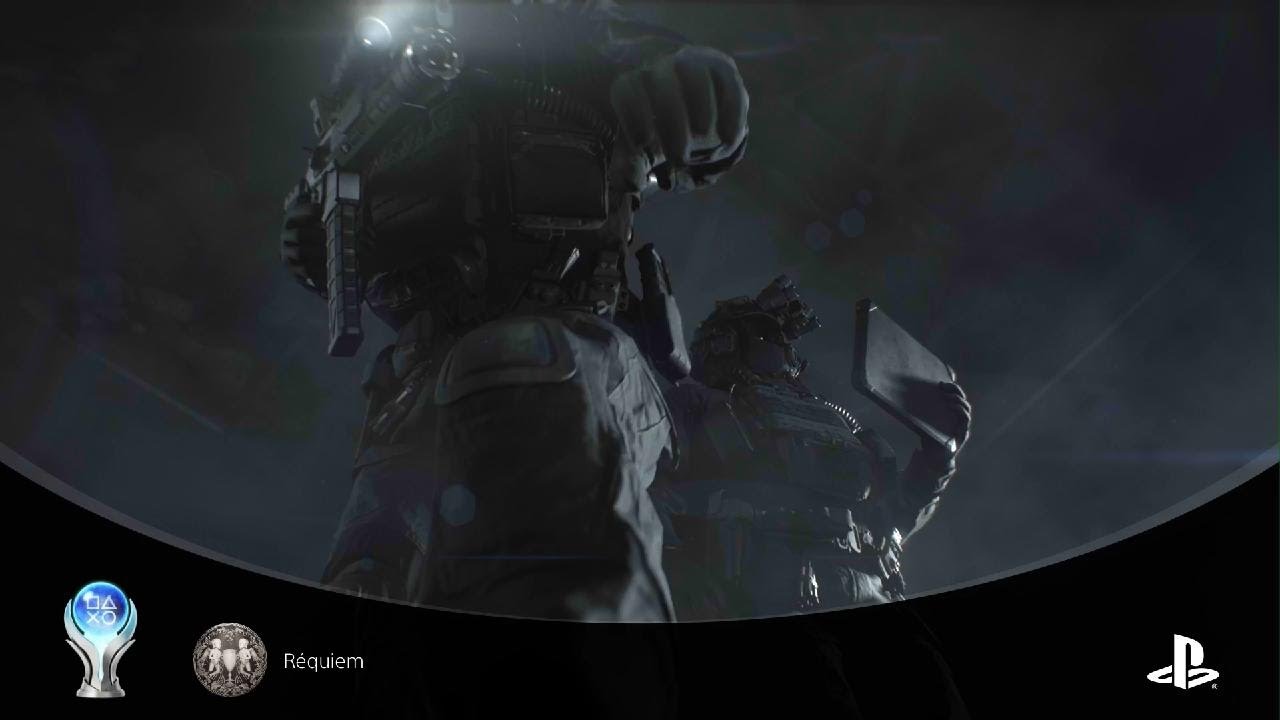 RESIDENT EVIL requiem troféu de Platina