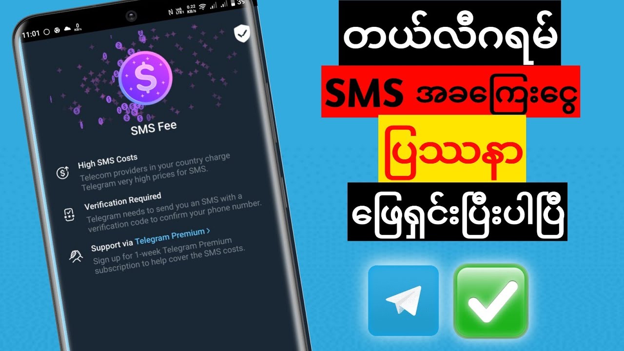 Telegram SMS အခကြေးငွေပေးဆောင်ရန် ပြဿနာကို ဖြေရှင်းနည်း။ အတည်ပြုကုဒ် မလာခြင်း ဖြေရှင်းချက်