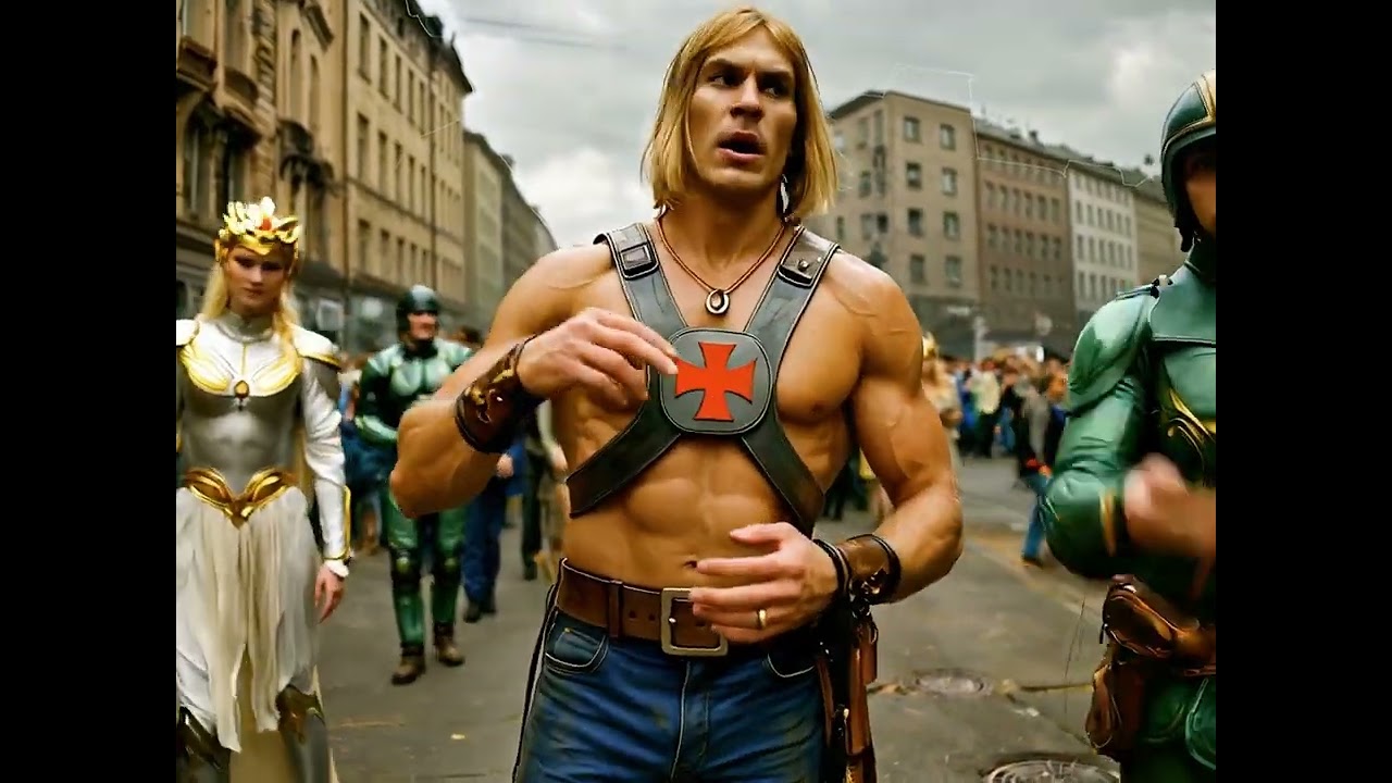 He-Man Takes Berlin Like the Techno Viking!