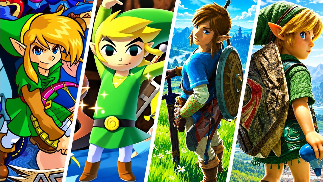 Evolution of Zelda Games (1986-2026)