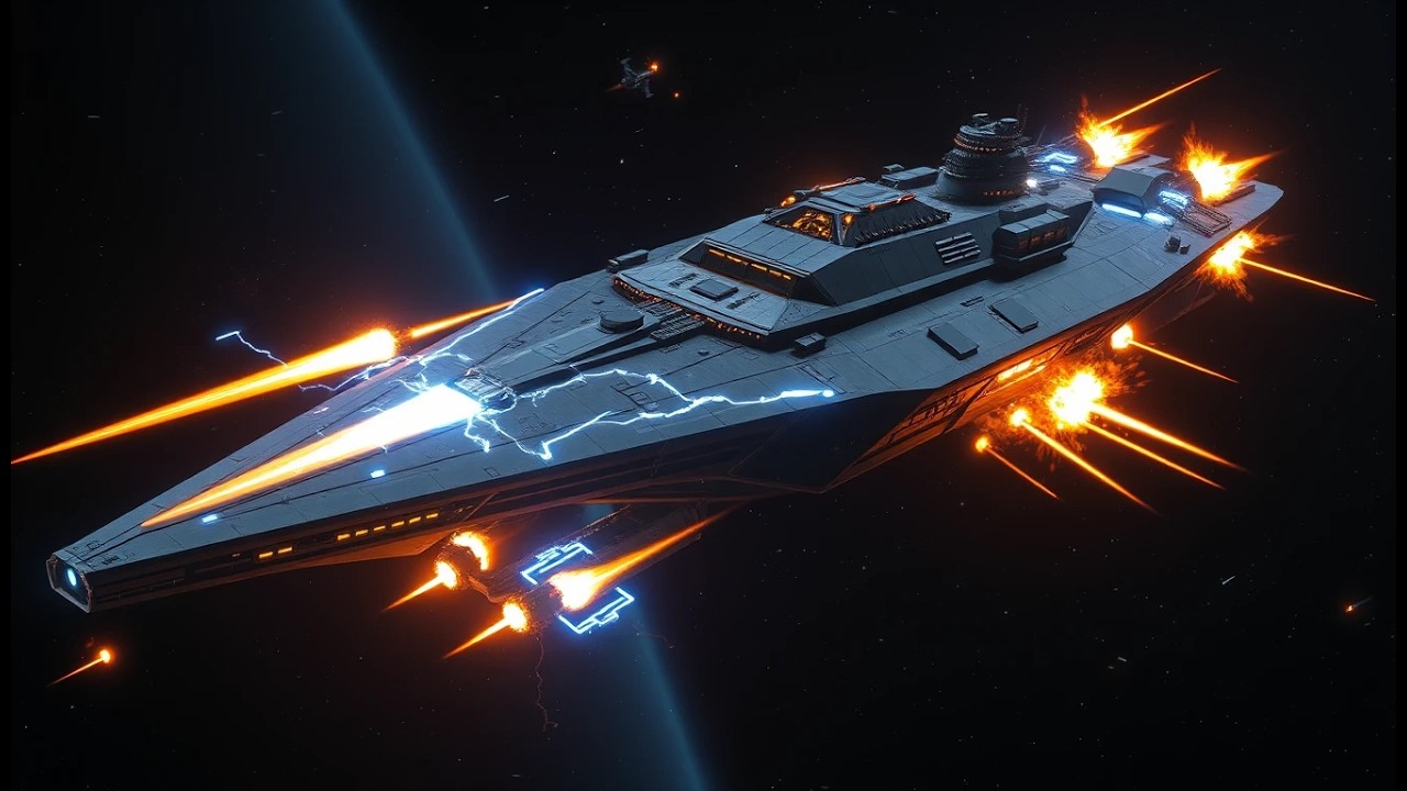 Нападение на человеческий военный корабль вызвало неудержимое возмездие! | Научно-фантастическая ...