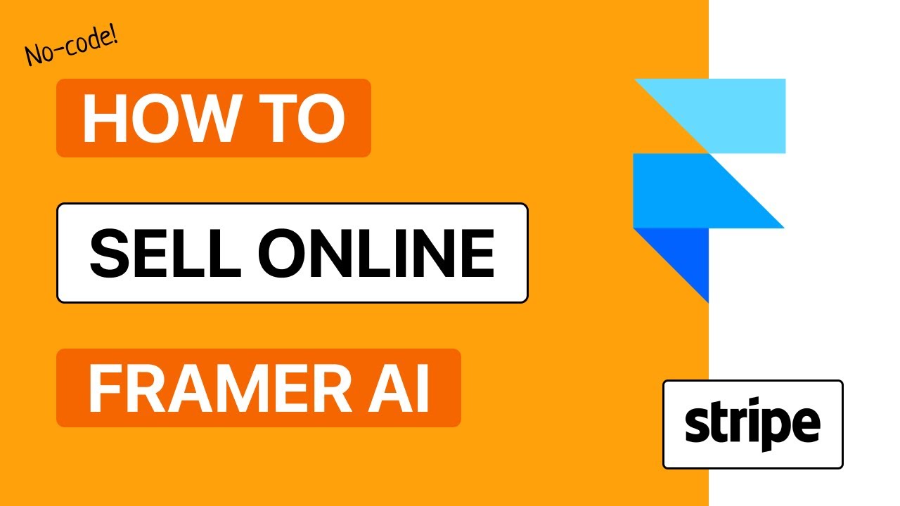 Sell with Framer AI for ecommerce - Embed no-code checkouts - Stripe payment integration