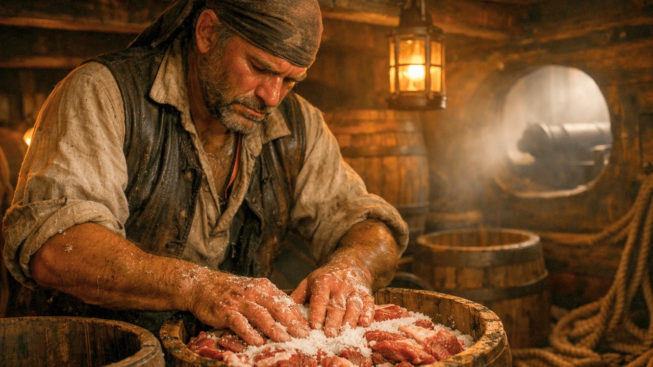 They Ate This For 6 Months Straight — The Disgusting Reality of Pirate Food At Sea