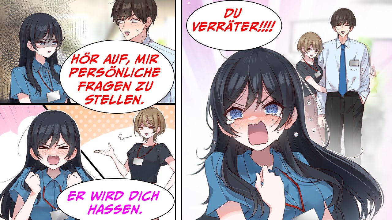 Ich liebe eine hübsche Empfangsdame. Als meine Kollegin Freundin spielte, rastete sie aus!