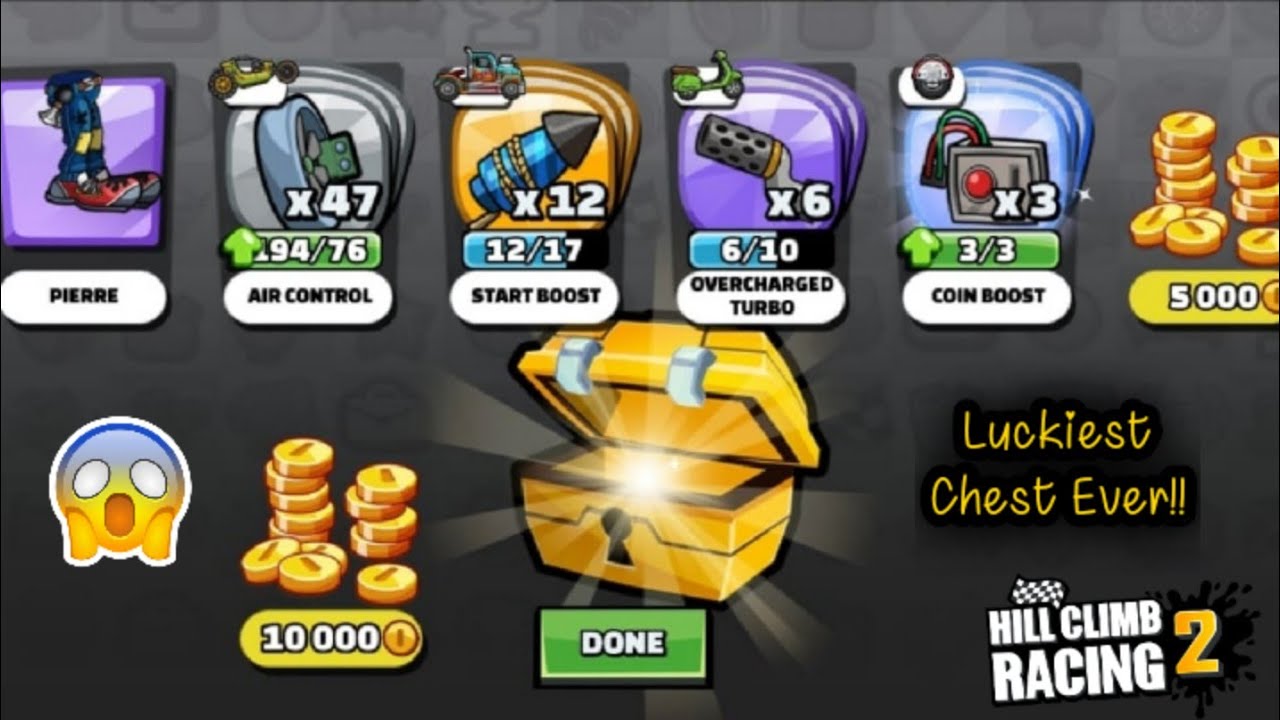 😱 Luckiest Chest Ever!! #3 - Hill Climb Racing 2