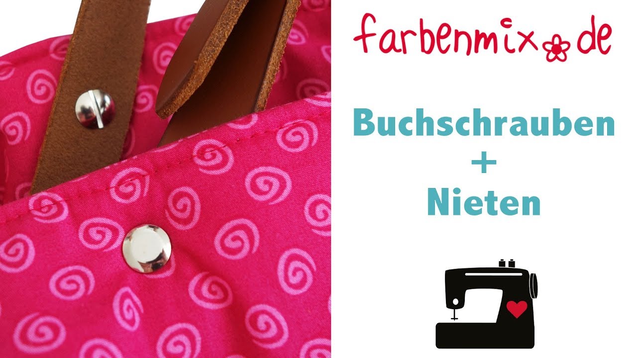 Videanleitung Buchschrauben + Nieten Taschenspieler 4