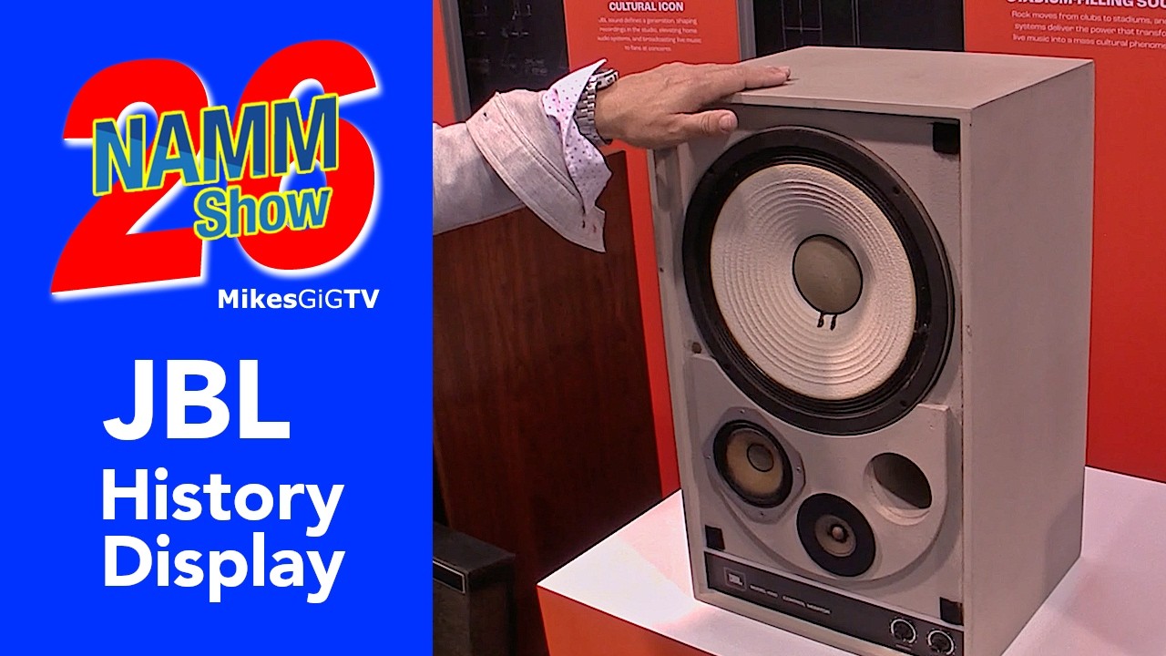 Выставка, посвященная истории компании JBL, отметит свое 80-летие на выставке NAMM 2026 | MikesGigTV