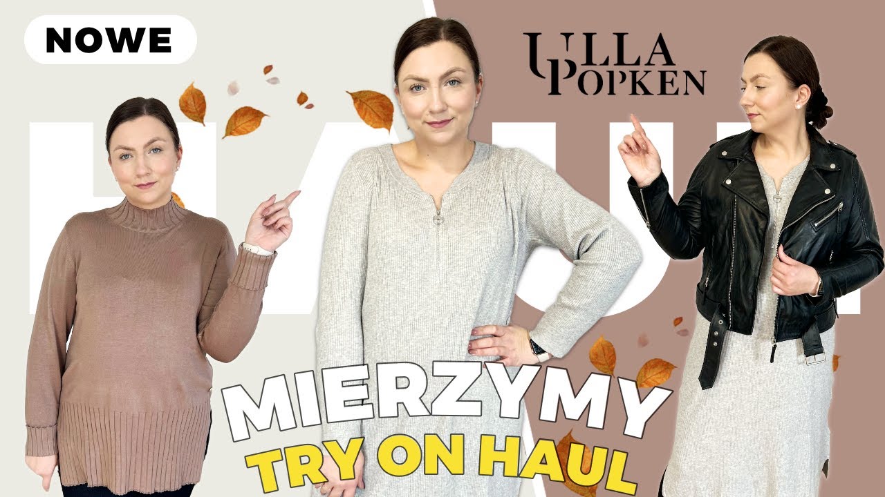 Mierzymy ULLA POPKEN lookbook JESIEŃ 2024 - TRY ON HAUL