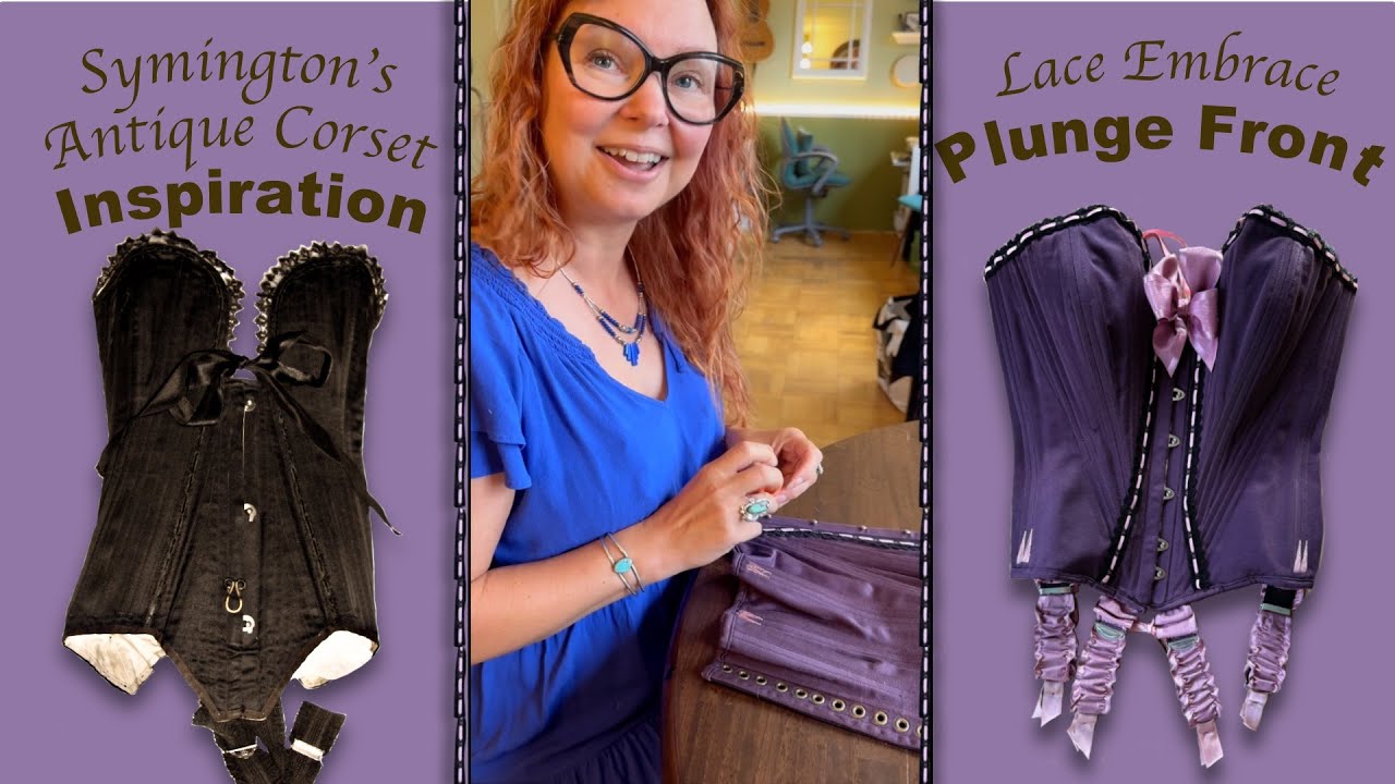 Symington Plunge Front Antique corset reproduction