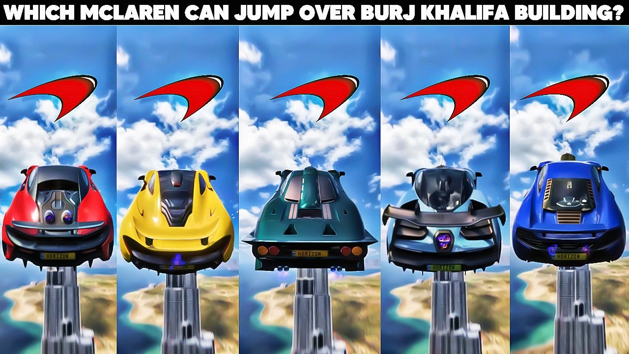 McLaren Vs Burj Khalifa Jump Challenge | Forza Horizon 5