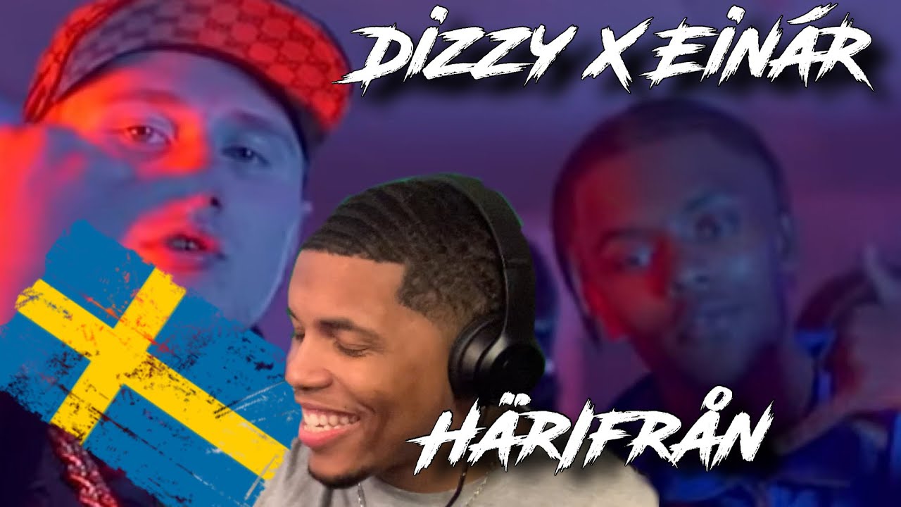 AMERICAN 1ST TIME LISTEN TO SWEDEN RAP | Dizzy X Einár - Härifrån TTMiles Reaction