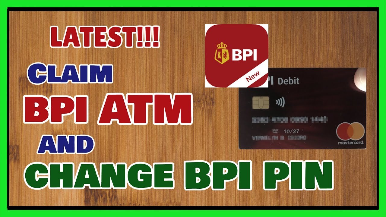 Сберегательный счет BPI ATM: получение средств в банкомате и смена PIN-кода