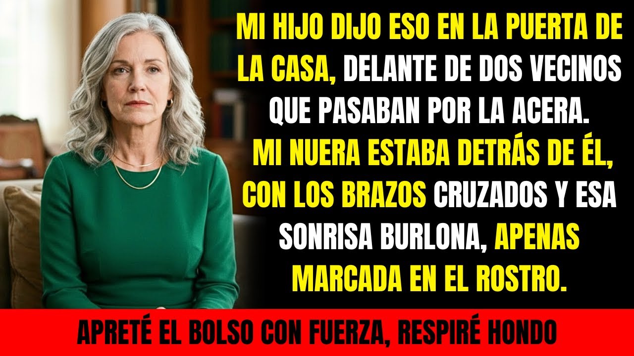 Fui echada como basura por mi propio hijo. Dos semanas después, rogó por mi perdón.