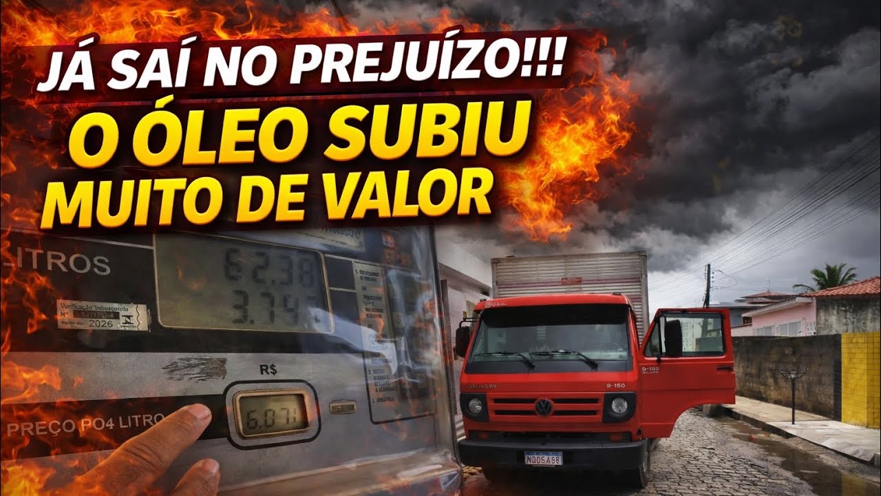 Já saí no prejuízo!!O óleo subiu muito de valor!!